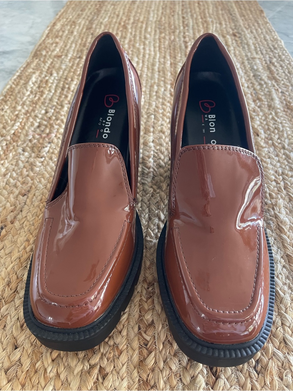 Chunky brown loafers from Blondo